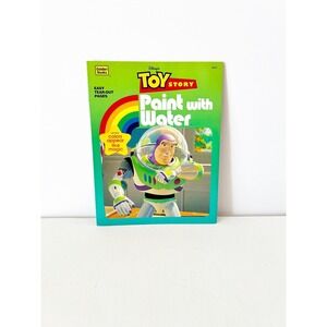 Vintage Disney Toy Story Paint with Water Book Golden 1990s